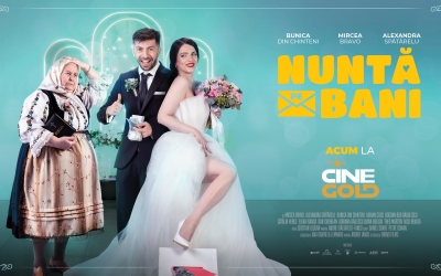 Mircea Bravo, Bunica și actorii principali din filmul „Nuntă pe bani” îți dau întâlnire la Cine Gold pe 21 octombrie la ora 19,30