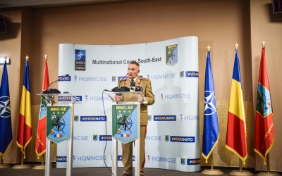 Mesajul pentru sibieni al comandantului Centrului NATO de la Sibiu: Orașul a devenit mai sigur. Ne bucurăm că suntem în Sibiu