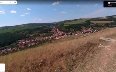 Drumeție din fața ecranului: Via Transilvanica poate fi „luată la click” pe Google Street View