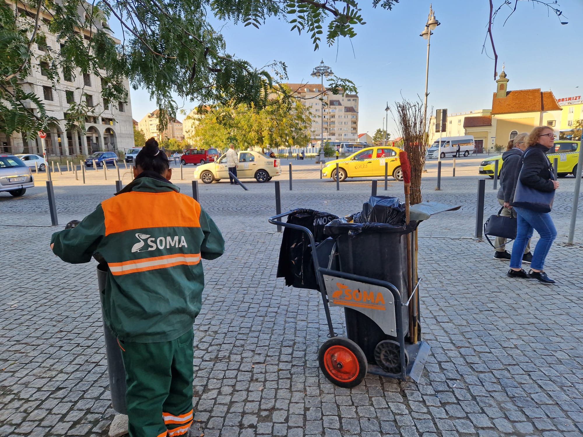 Provocările curățeniei în zona Gării: Detalii mai puțin văzute de sibieni