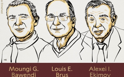 Moungi G. Bawendi, Louis E. Brus, Alexei I. Ekimov sunt laureaţii premiului Nobel pentru chimie. Au fost premiaţi pentru „descoperirea şi sinteza punctelor cuantice”