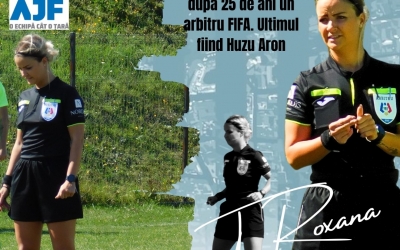 După o pauză de 25 de ani, Sibiul va avea din nou un arbitru FIFA, prin Roxana Timiș. Ultimul a fost Huzu Aron, care a ieșit din arbitraj în 1998
