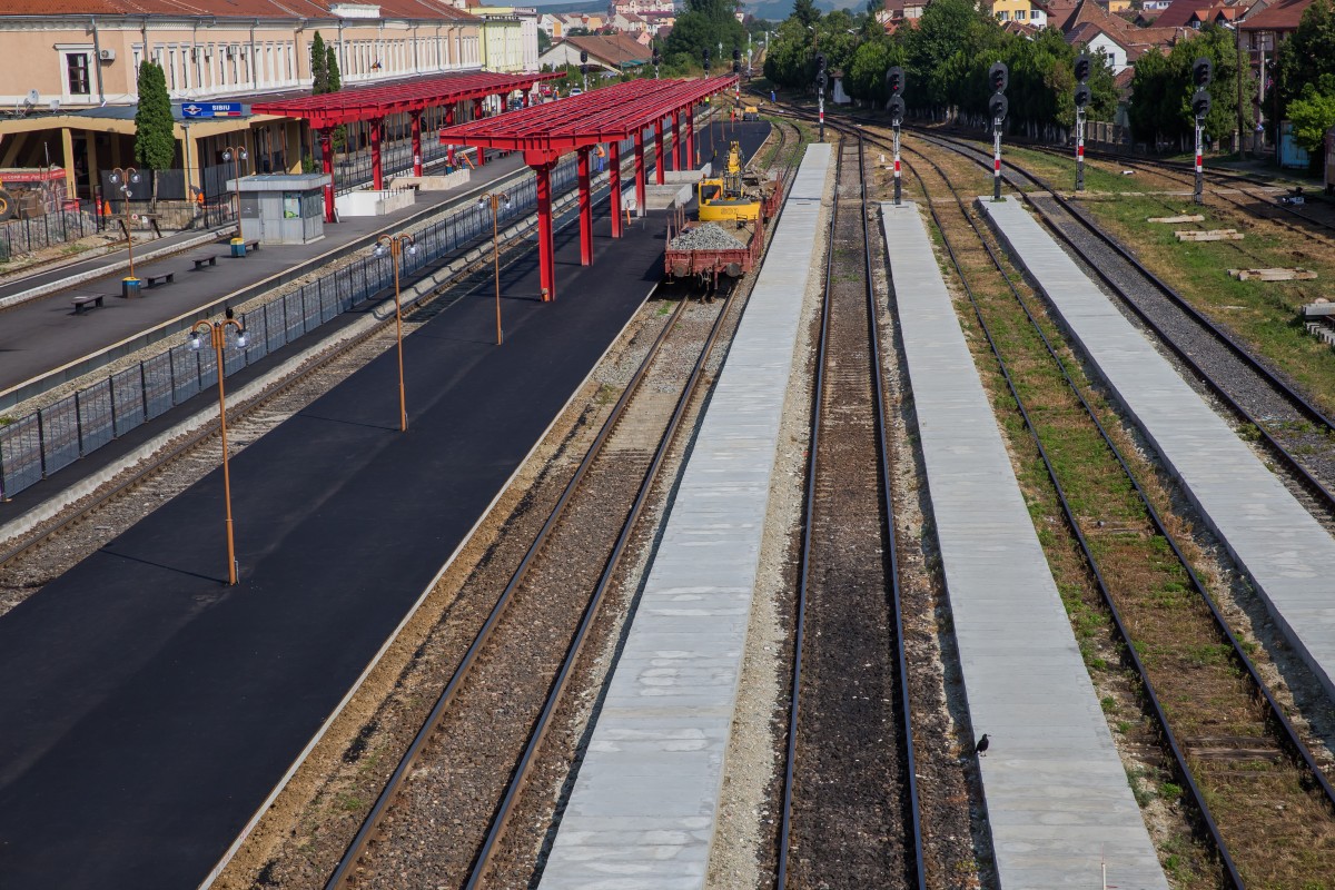 S-a anulat licitația pentru electrificarea căii ferate la Sibiu. „Ofertanții nu au criptat oferta financiară”