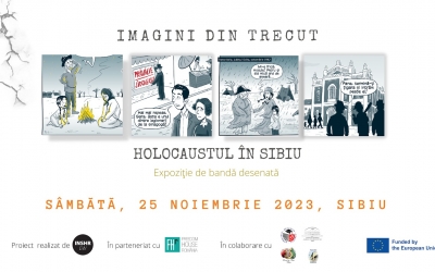 Cum a arătat Holocaustul în Sibiu. Povești de viață ale evreilor și romilor, într-o expoziție de benzi desenate 
