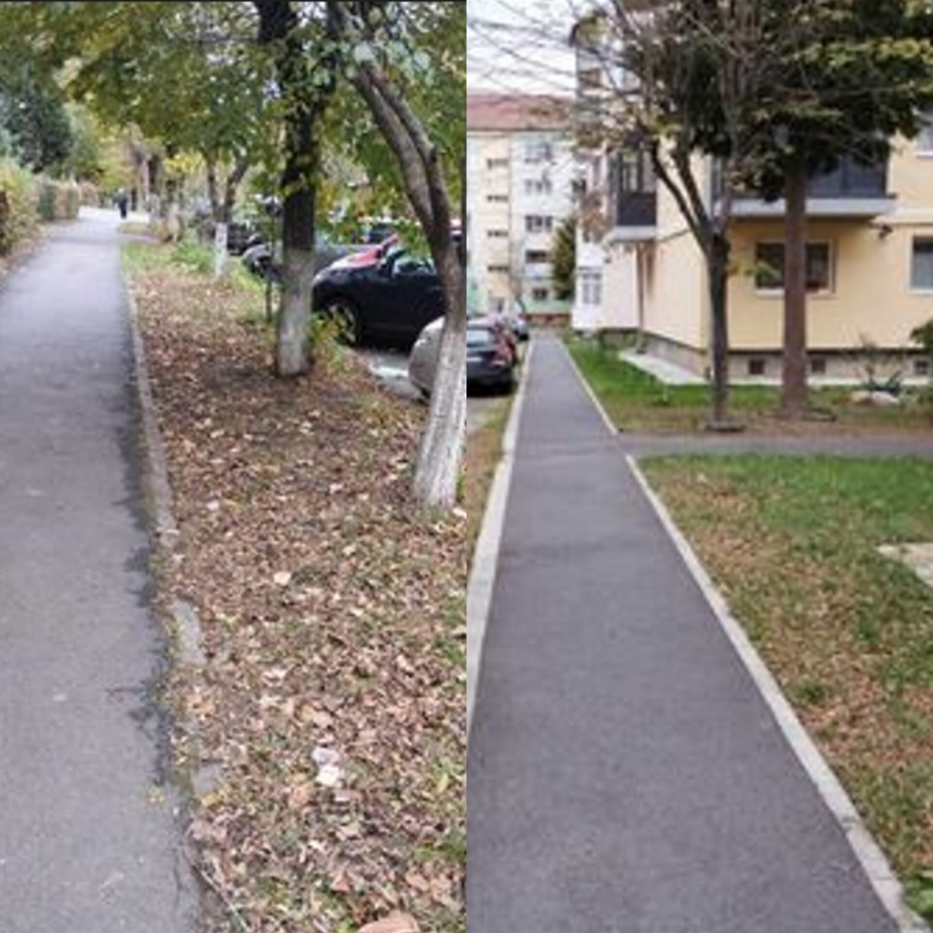 Un sibian acuză administrația locală că nu curăță strada Oștirii la fel de bine ca Aleea Taberei. Primăria Sibiu: și cetățenii au obligația de a curăța trotuarele