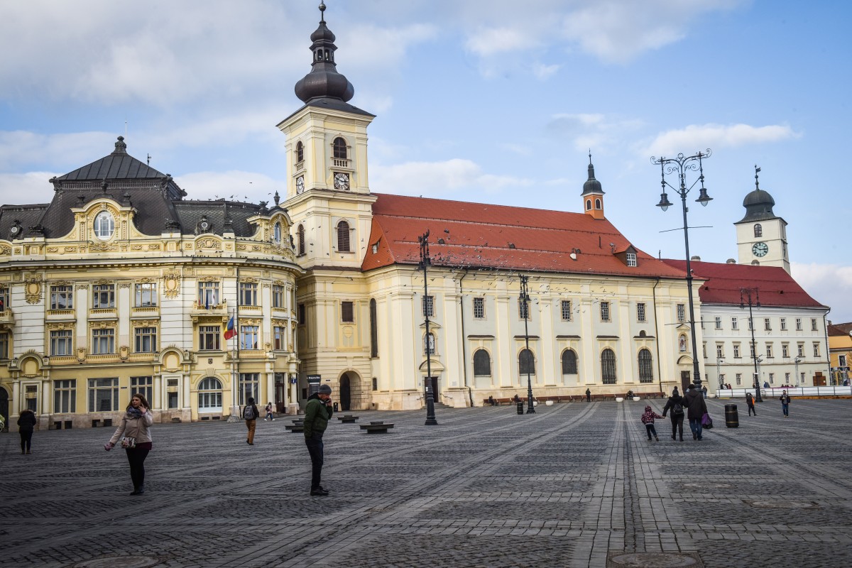 Între -8 și 4 grade Celsius, astăzi, în municipiul Sibiu. -3 grade la Păltiniș