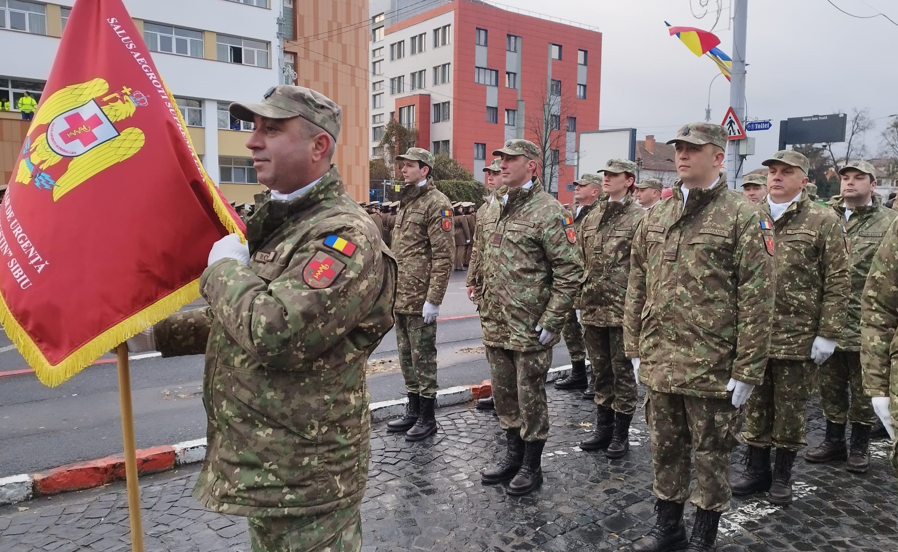 Spitalul militar din Sibiu a participat în premieră la parada militară