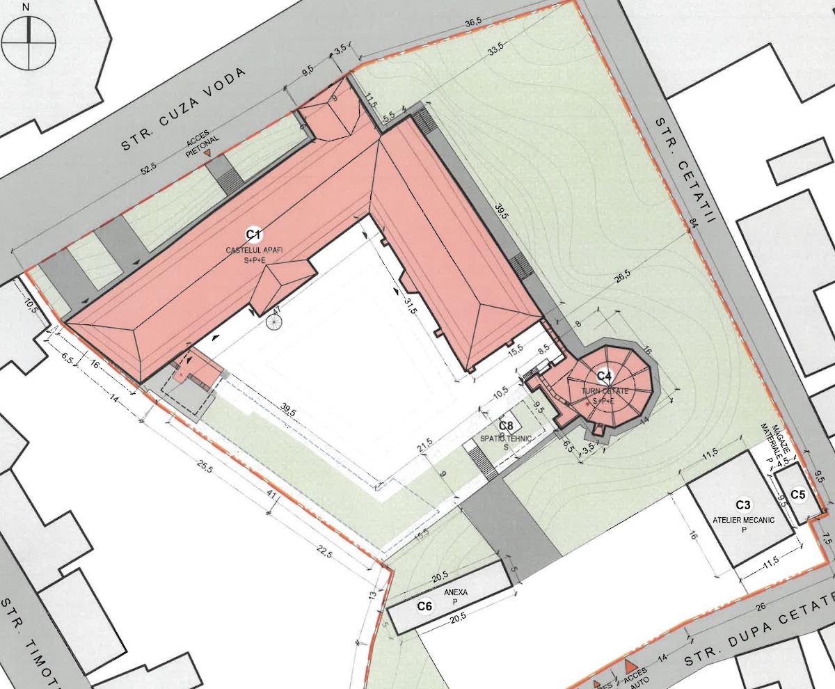 Primii pași pentru reabilitarea Castelului Apafi. Firma care a câștigat licitația Primăriei Dumbrăveni este implicată în reabilitările de la Cazinoul Vatra Dornei și Universitatea București
