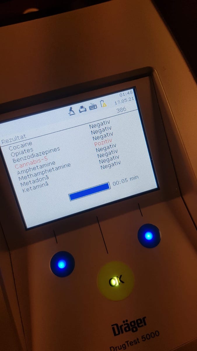 Poliția Sibiu: Șofer depistat noaptea trecută pozitiv la substanțe psihoactive