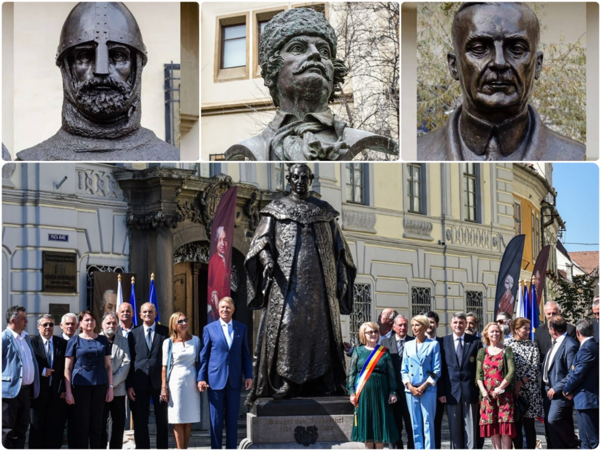 „Nu mai facem alte statui, pentru că le avem”. Chituță: Nimeni nu și-a asumat statuia lui Brukenthal. Locul lui Hermann e în Piața Huet, busturile lui Avram Iancu și Iuliu Maniu - în Parcul Astra