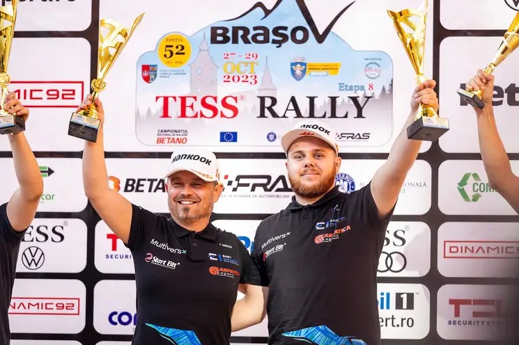 Clasamentul final al Cupei Swift schimbă prima poziție. Campioni naționali sunt pilotul Paul Popa și copilotul Tudor Mârza