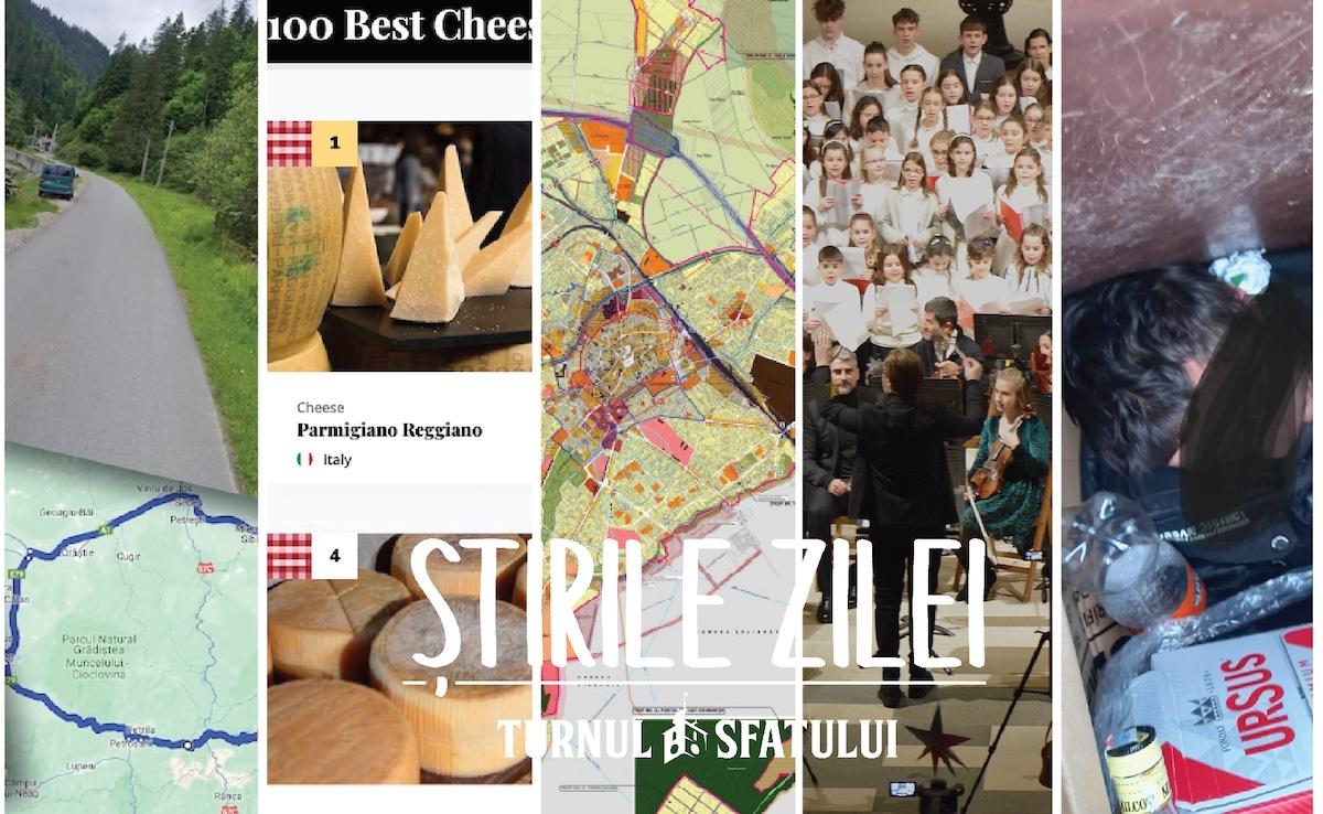 Adio, primărie, pe unde să ocolești Valea Oltului, un nou PUG pentru Sibiu și un om al străzii, luat cu mașina de gunoi. Știrile zilei