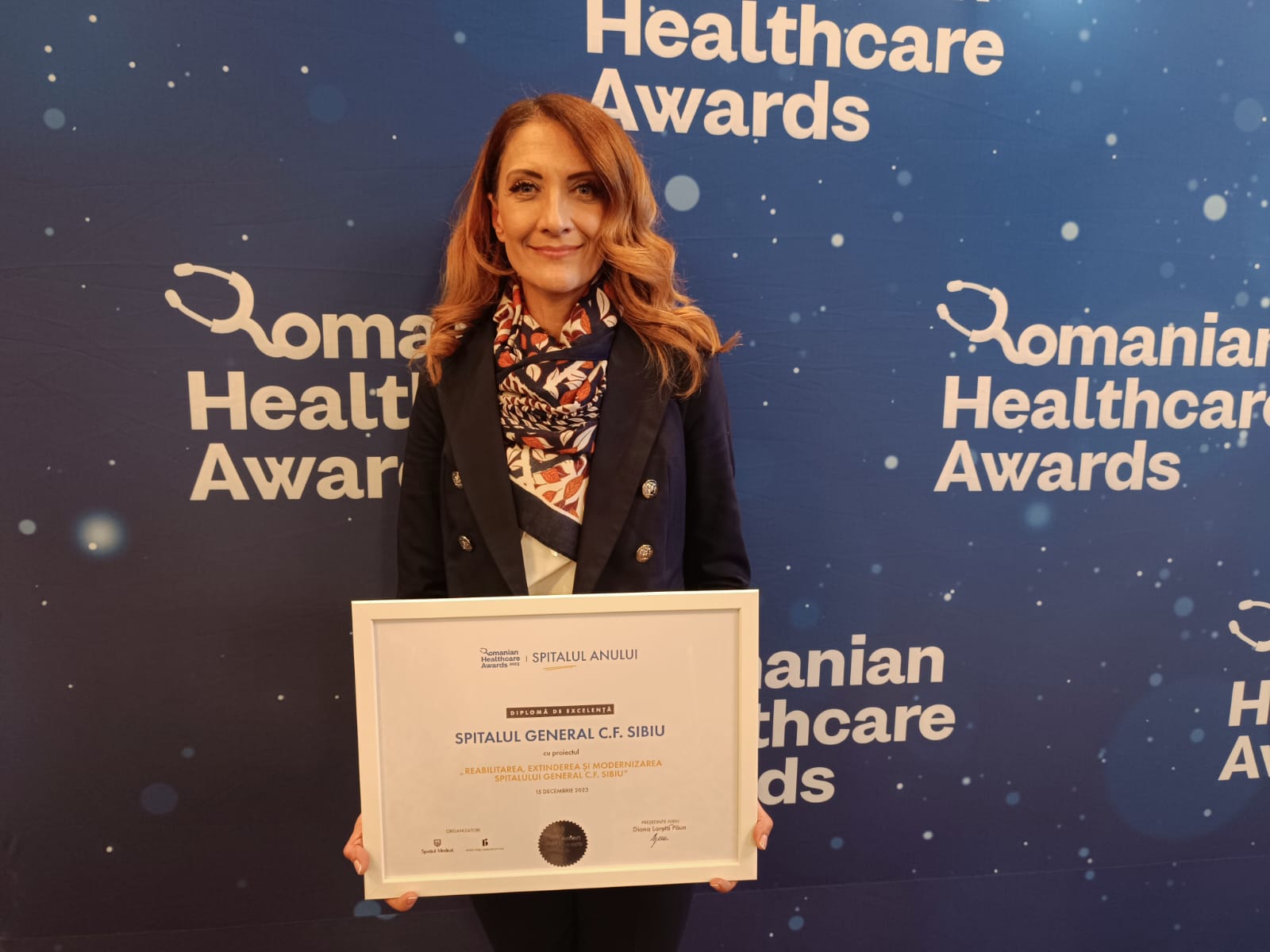Spitalul C.F. Sibiu a fost distins cu diploma de excelență, la secțiunea „Spitalul Anului”. Manager: Când am început, lumea a spus că sunt nebună