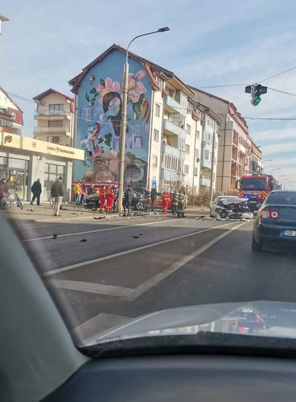 Cauza accidentului de pe Șoseaua Alba Iulia, de duminică: neacordare de prioritate