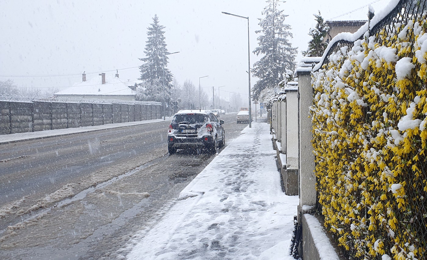 Meteorologii anunță viscol și ninsori în județul Sibiu până în Ajunul Crăciunului
