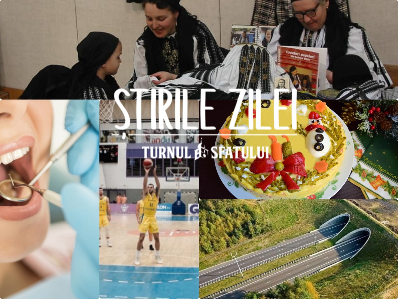 Știrile de luni și marți, 25-26 decembrie: Salata de boeuf, meșterii populari ai Sibiului, mineri pentru autostradă, Sibiul - în top la numărul de tratamente dentare
