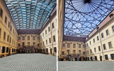Muzeul Brukenthal vrea să acopere curtea interioară a palatului din Piața Mare