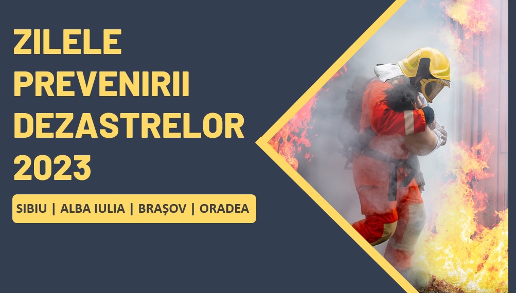 Ziua prevenirii dezastrelor, la Sibiu. Participă și Clubul Câinilor Utilitari, care a trimis echipe de salvare în Turcia