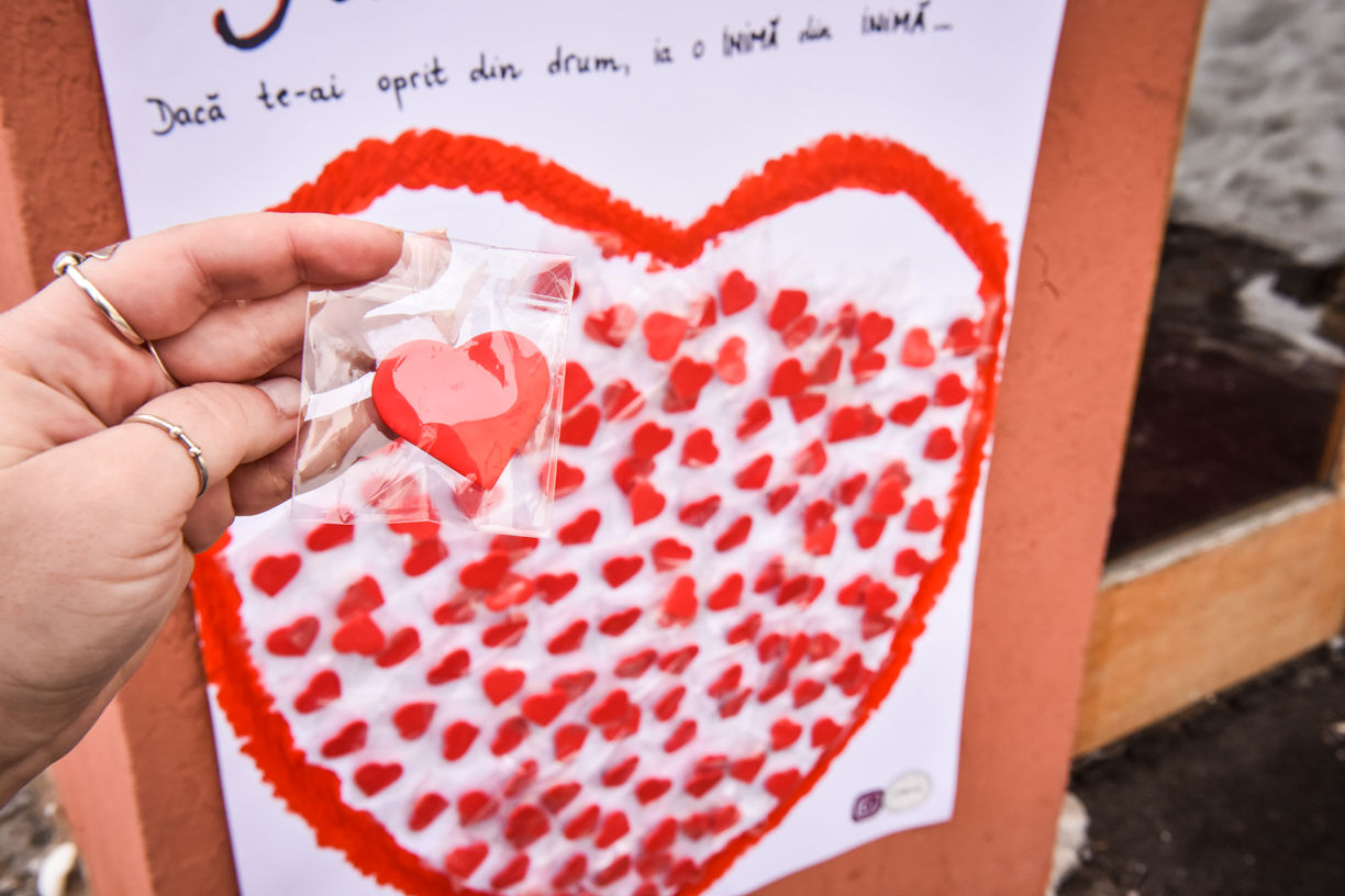 Inimioare gratis pentru sibieni, de Valentine's Day. Silvia Brus: Sibiul m-a ajutat foarte mult și am vrut să întorc bucuria