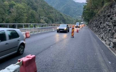 Restricții de circulație luni, pe Valea Oltului