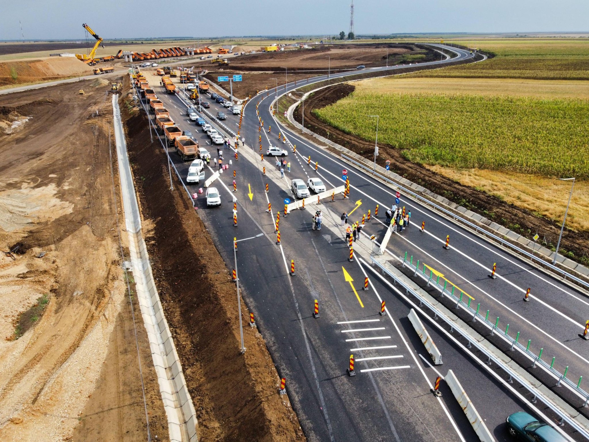 Încep lucrările la lotul 4 al autostrăzii Sibiu-Pitești: PORR a terminat proiectarea și intră în teren