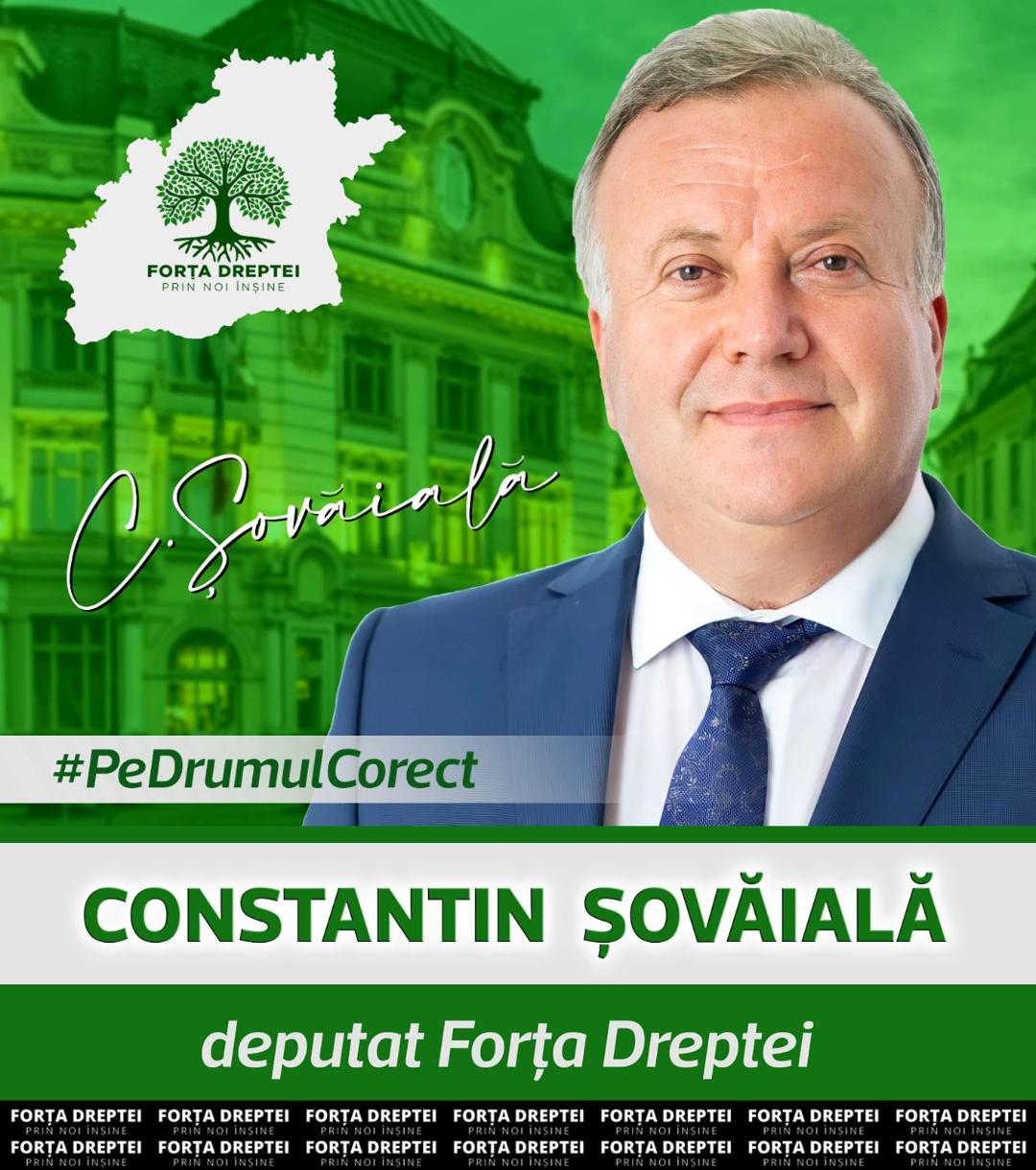 Constantin Șovăială: Liberalii autentici sunt în FORȚA DREPTEI!