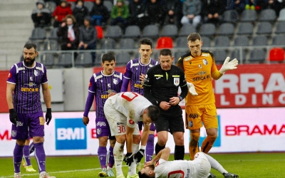 VIDEO: FC Hermannstadt nu reușește să învingă FC Argeș. Meciul se termină 1 - 1