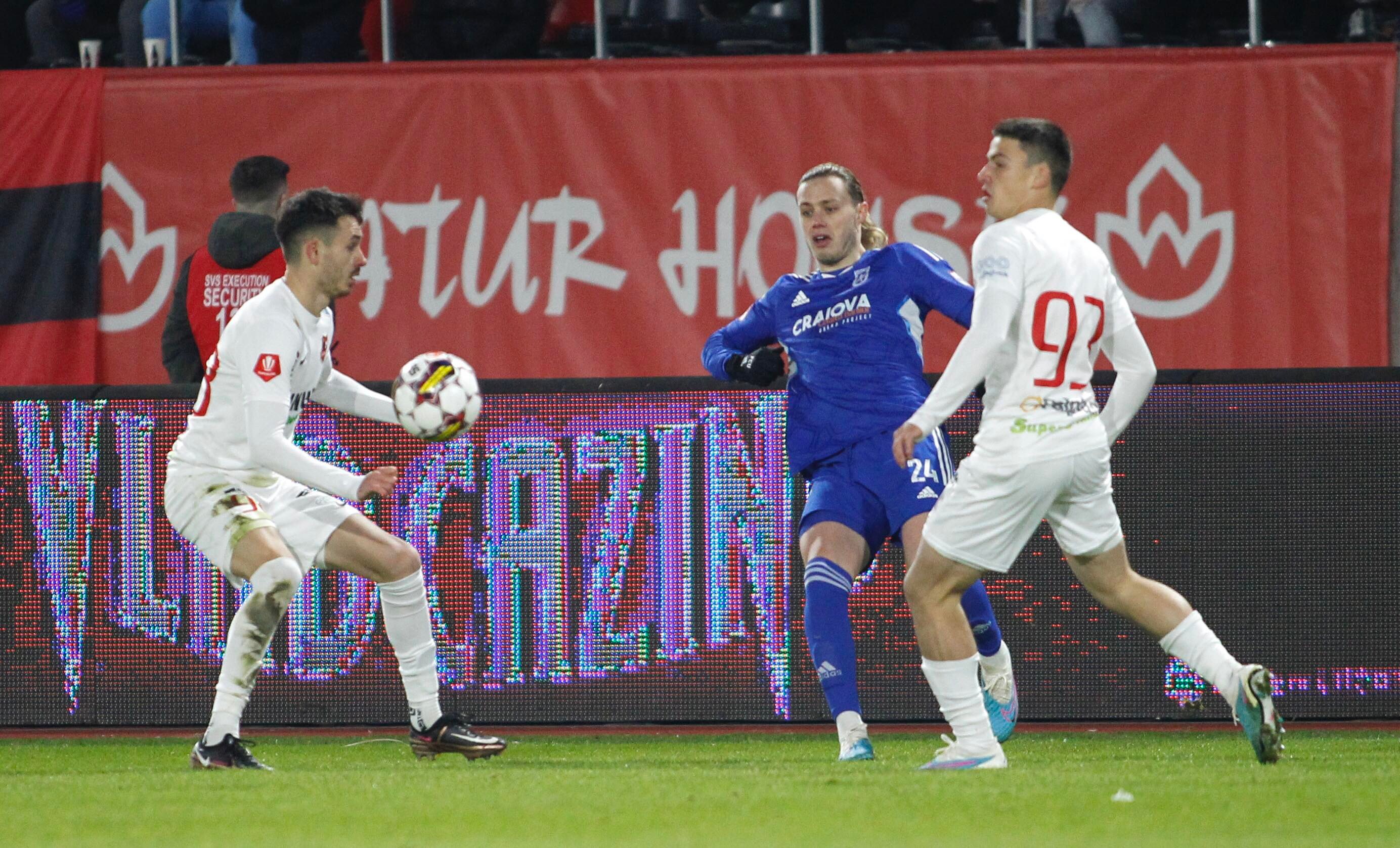 Victorie cu Craiova! FC Hermannstadt câștigă al doilea meci consecutiv