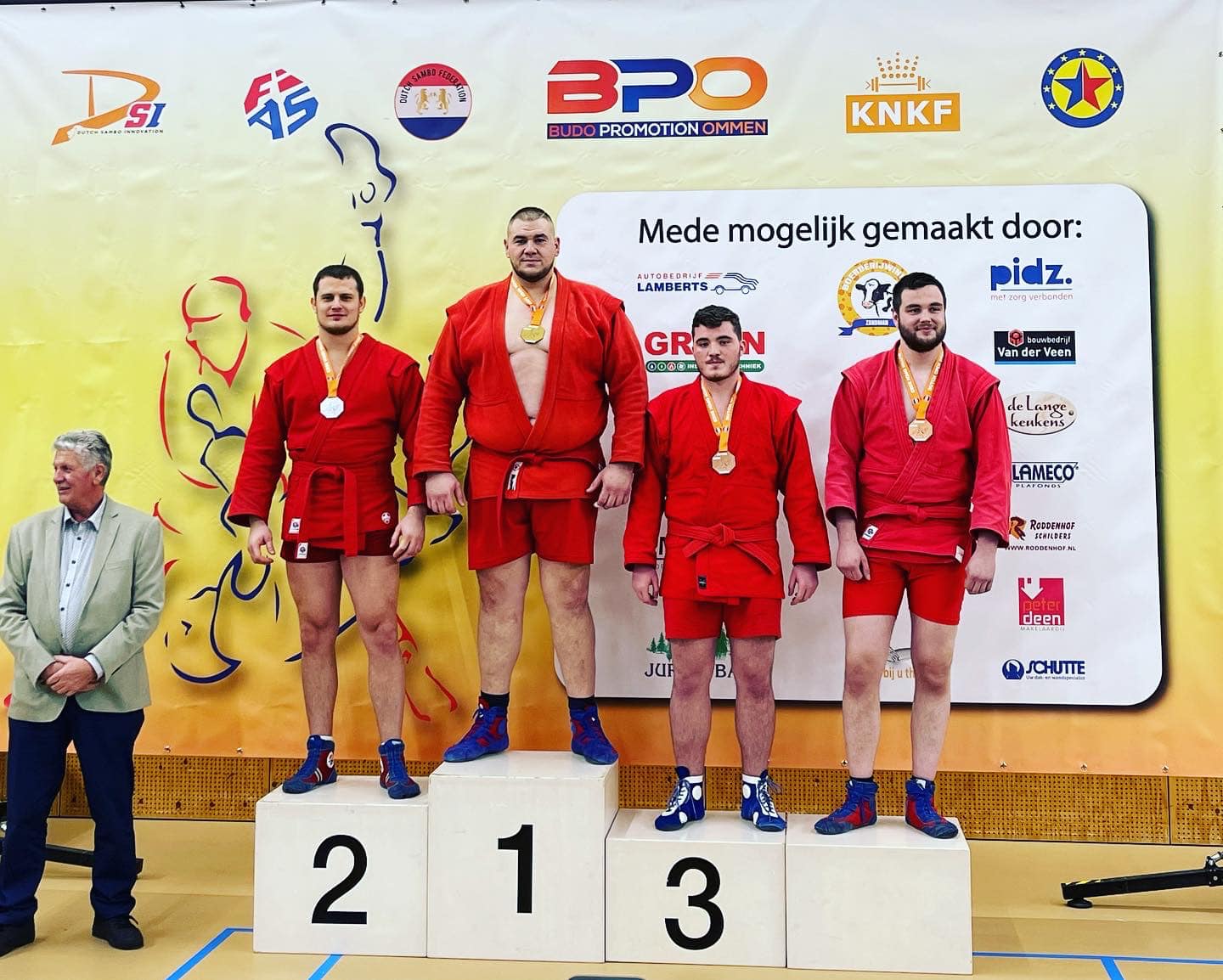 Natea, campion în Olanda la European Open Sambo, deși a fost „învins” de un copil: „Era visul lui să bată cel mai mare om”