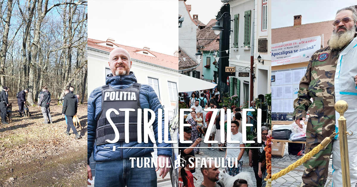 Știrile weekendului 11-12 martie. 68 de câini ridicați din zona turistică Porumbacu * Două ediții Flori pe Scări anul acesta * Cronică de restaurant: Grand Plaza