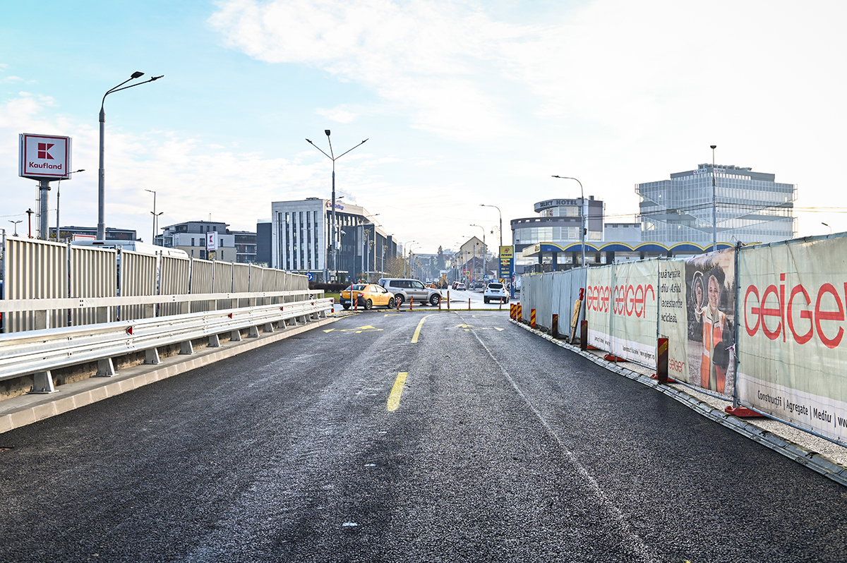 Se închide podul de pe Alba Iulia, cel dinspre Malului. De luni, 6 martie și până în 30 iunie