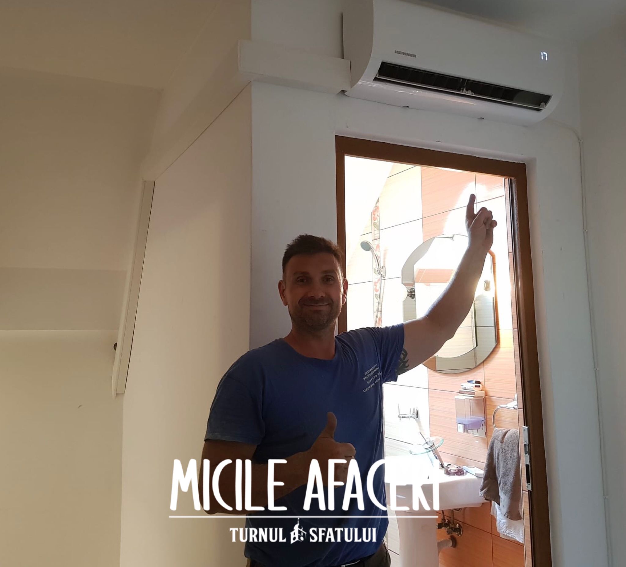 Un instalator sibian și-a deschis propria afacere cu fonduri europene nerambursabile: Cel mai mult îmi place când termin o lucrare și clientul este mulțumit