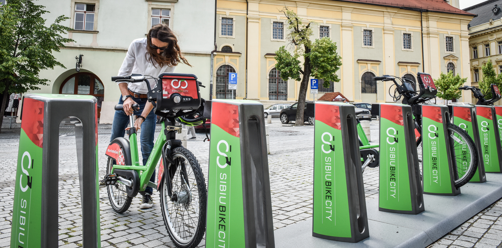 Primăria: Bicicletele Sibiu Bike City revin în teren... din 1 aprilie. Vor fi disponibile și tricilete pentru seniori și persoanele cu dizabilități motorii