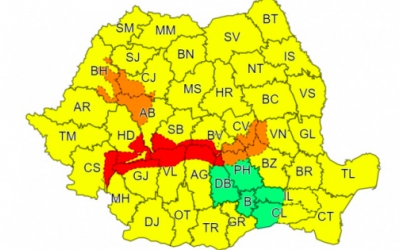 Meteorologii au prelungit codul roșu și anunță îngheț, cu temperaturi până la minus 10 grade Celsius