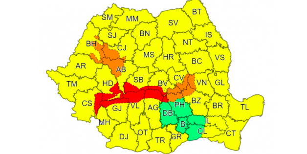Meteorologii au prelungit codul roșu și anunță îngheț, cu temperaturi până la minus 10 grade Celsius