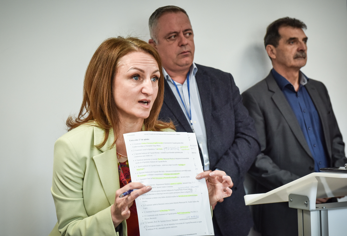 Să fim recunoscători: Daniela Cîmpean spune că alte administrații renunță la investiții. Chiar și la noi spitale
