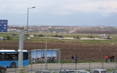 Ministerul Apărării a lămurit prezența celor 18 elicoptere militare americane în Sibiu