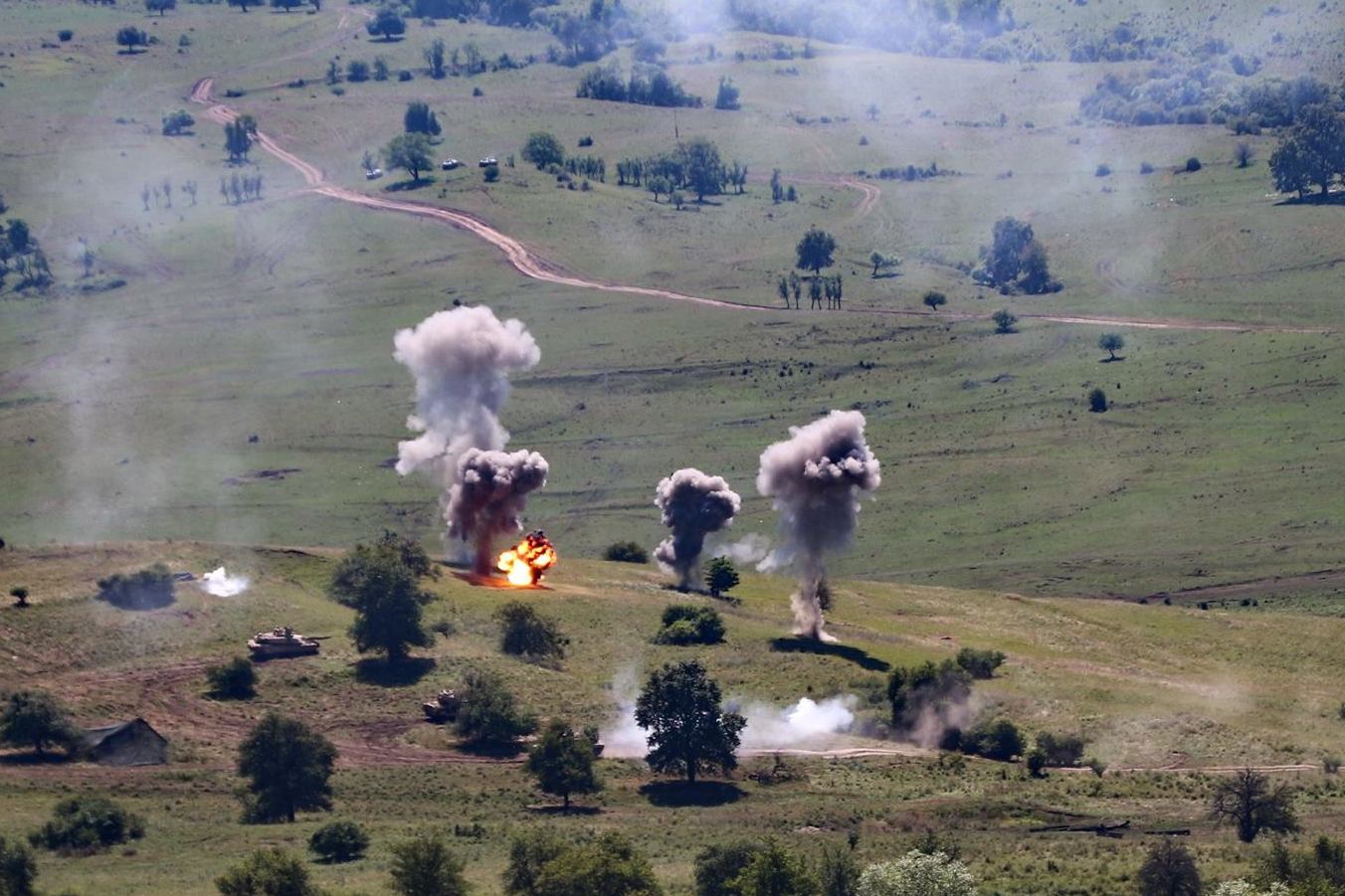 Lună aglomerată în poligonul de la Poplaca: 15 zile cu trageri, dintre care 11 cu muniție reală