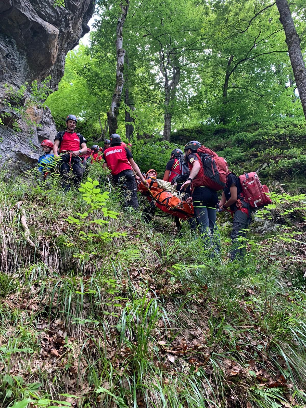 Un copil de 12 ani și-a fracturat piciorul după ce a căzut de pe mountain bike în zona cetății Tilișca. Au intervenit salvamontiștii