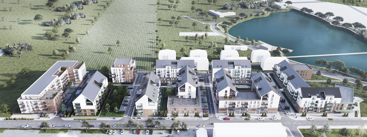 Proiectul Novarion din Sibiu a atras investiții de 7 milioane de euro. Dezvoltă un mic oraș pe 5,3 hectare, lângă Lacul Binder: 500 de apartamente, spa, sală de sport, grădiniță și piscină