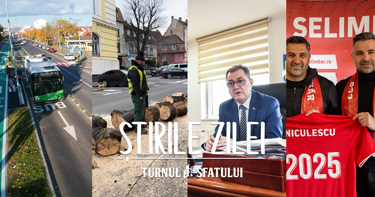 Știrile zilei - 6 aprilie. Măsuri pentru mai puține mașini în oraș * Castelul Turnu Roșu de la Boița intră în faza DALI * Toate școlile se îndreaptă spre program de după-amiază
