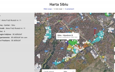 Se caută ajutor pentru crearea unei noi hărți a Sibiului: în funcție de anul construirii imobilelor. ”Nu mă interesează ce job sau studii aveţi, ci doar să aveţi timp liber”