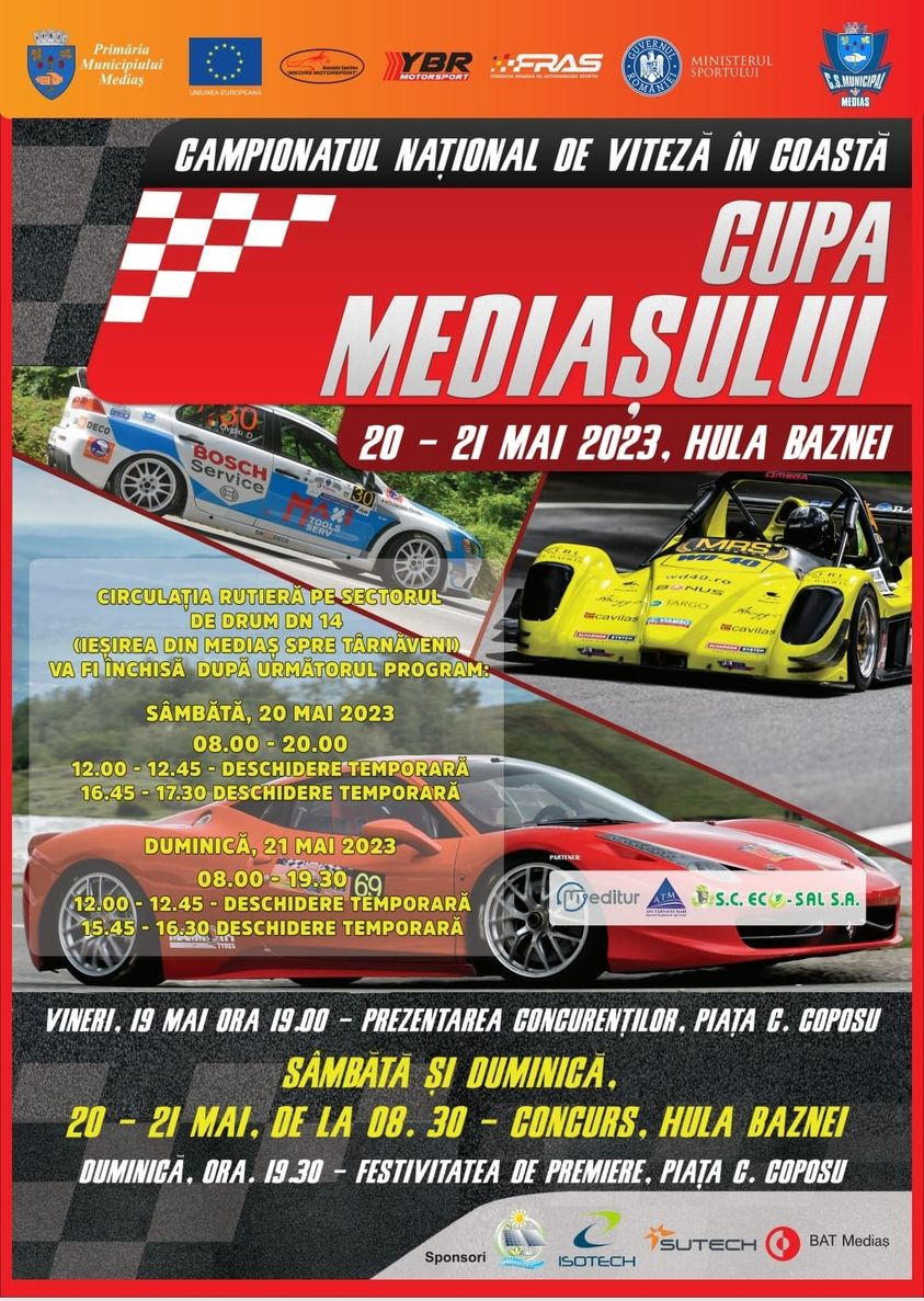 Restricții de trafic pe DN 14A, între Mediaș și Târnăveni, în acest weekend
