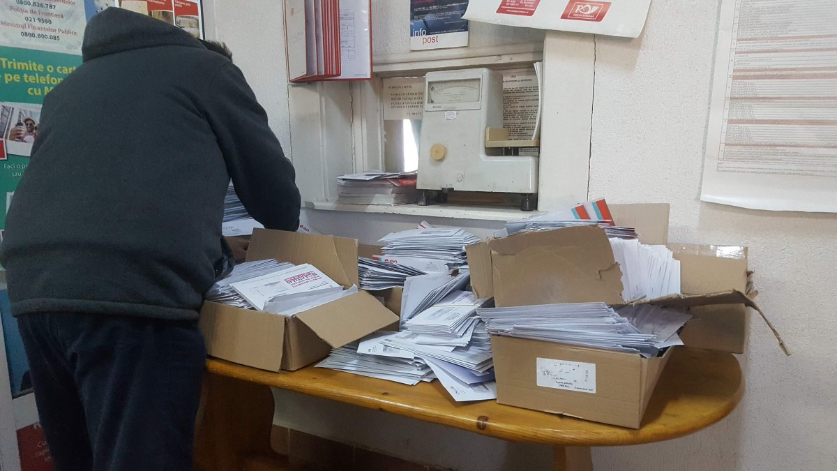 Primăria a ales Poșta Română pentru distribuirea corespondenței