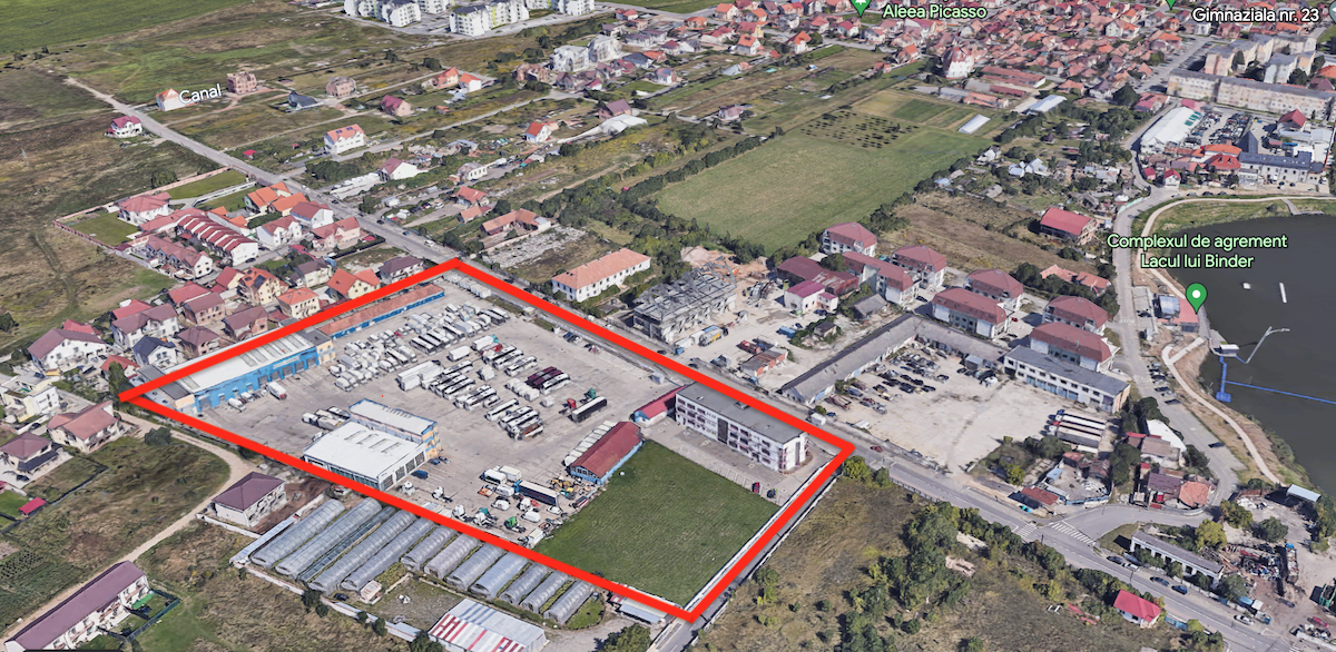 PUZ pentru o nouă zonă de locuințe, în locul parcului auto Transcar: 285 de apartamente, 461 locuri de parcare