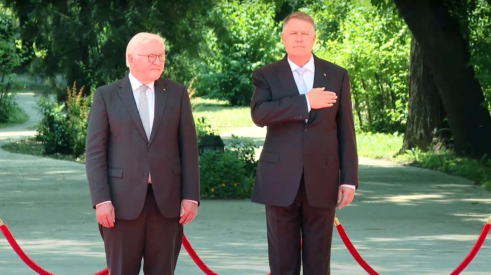 Preşedintele Germaniei, primit la Palatul Cotroceni. Joi vine la Sibiu