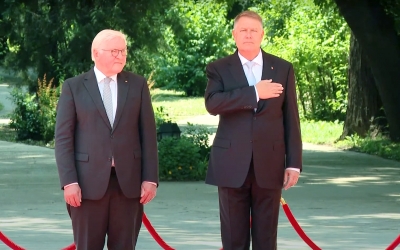 Preşedintele Germaniei, primit la Palatul Cotroceni. Joi vine la Sibiu
