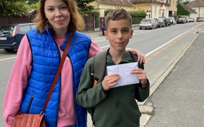 Un băiat de 13 ani din Sibiu a donat 3.500 de lei, bani primiți la ziua de naștere, Fundației Polisano. Carmen, mama lui David: Mi-a spus că vrea să ajute copiii bolnavi