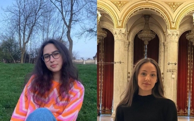 Raluca și Theodora sunt elevele de liceu ale Sibiului premiante la concursul național „Tinere Condeie”. Raluca va pleca în tabără de creație literară