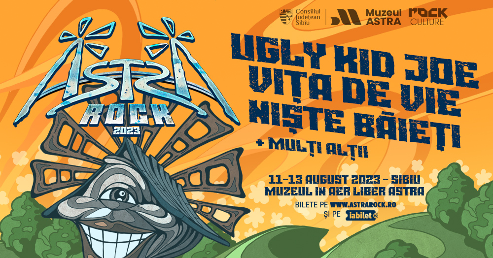 ASTRA Rock Festival 2023: Ugly Kid Joe, Vița de Vie și Niște Băieți, primele trupe care și-au anunțat prezența la festivalul din Muzeul Astra